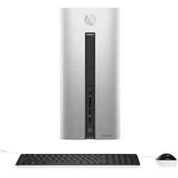 HP Pavilion 550-112na Desktop PC, AMD A10, 8GB RAM, 2TB, Natural Silver